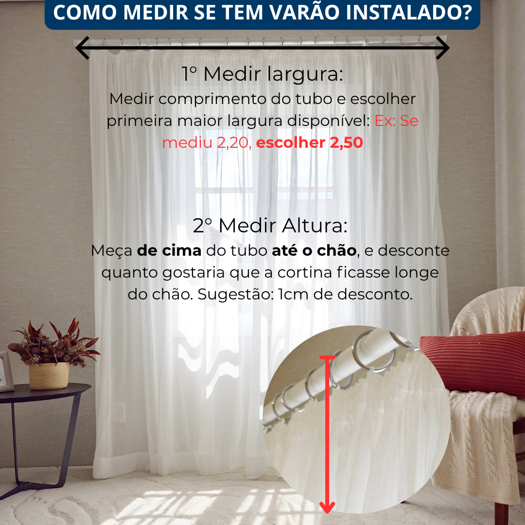 ILHÓS LINHO COM FORRO